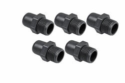 D.63 Dıştan Dişli Dıştan Yapıştırma Adaptör 5 Li Set - Thumbnail