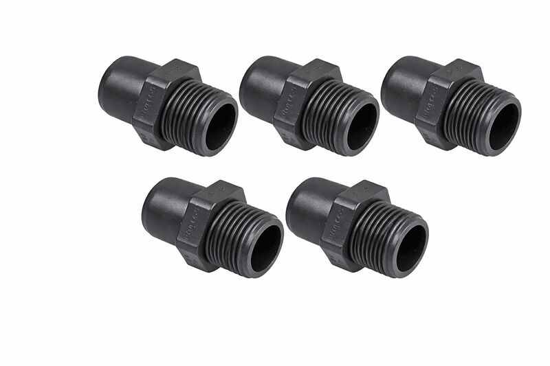 PİMTAŞ - D.63 Dıştan Dişli Dıştan Yapıştırma Adaptör 5 Li Set