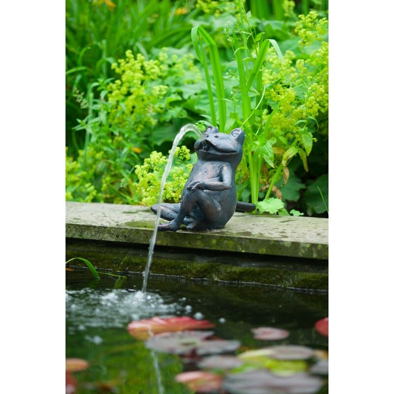 Poolline Happy Frog Dekoratif Figürlü Süs Havuzu Fıskiyesi