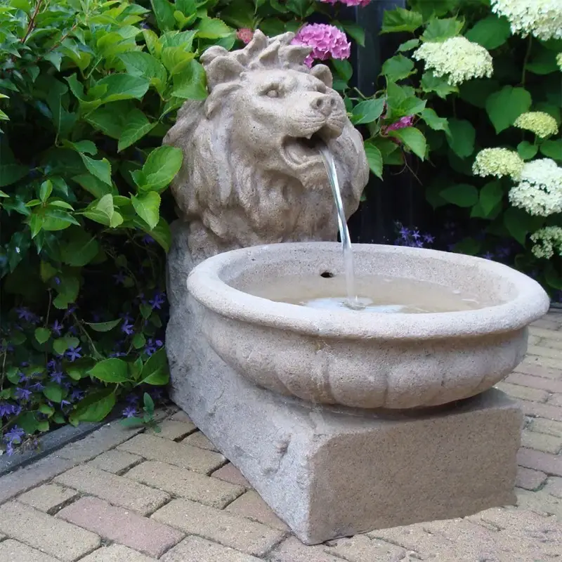 Poolline King Lion Aslan Başlı Süs Havuzu Seti - Thumbnail