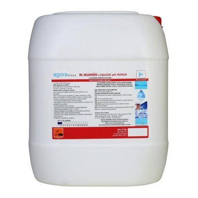 SELENOID - Havuz Kimyasalı Selenoid Liq. Ph Minus Sıvı Asit 25 Kg., Havuz Ph Düşürücü, Sıvı Asit,